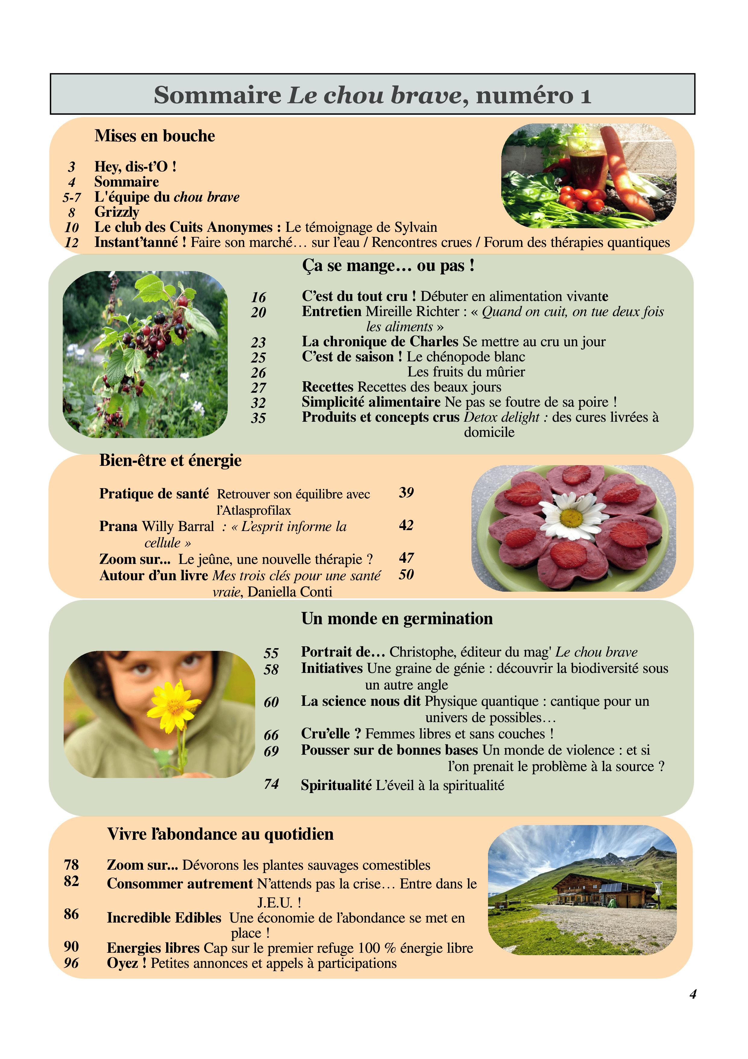 Sommaire de MAG 1