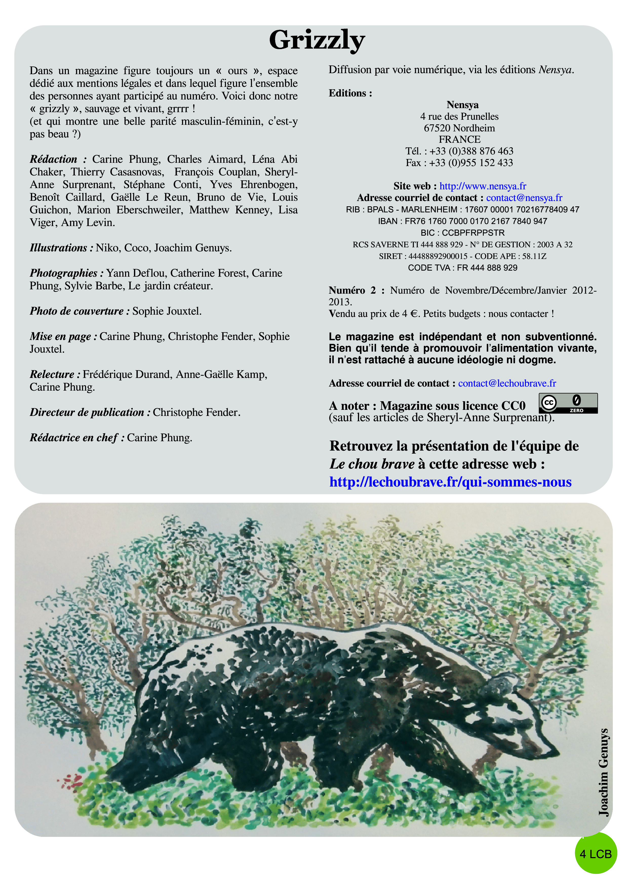 Sommaire de MAG 2
