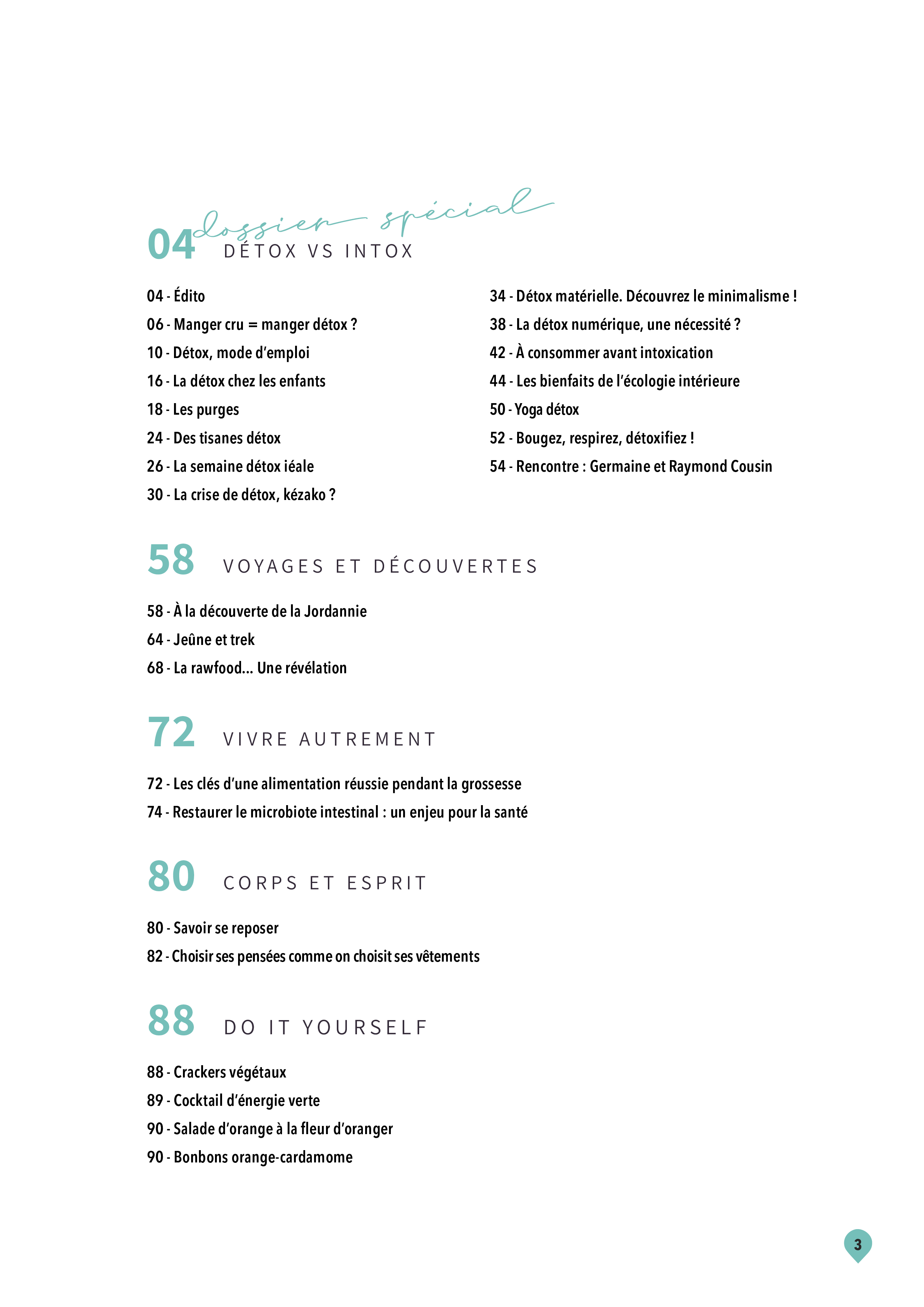 Sommaire de MAG 31