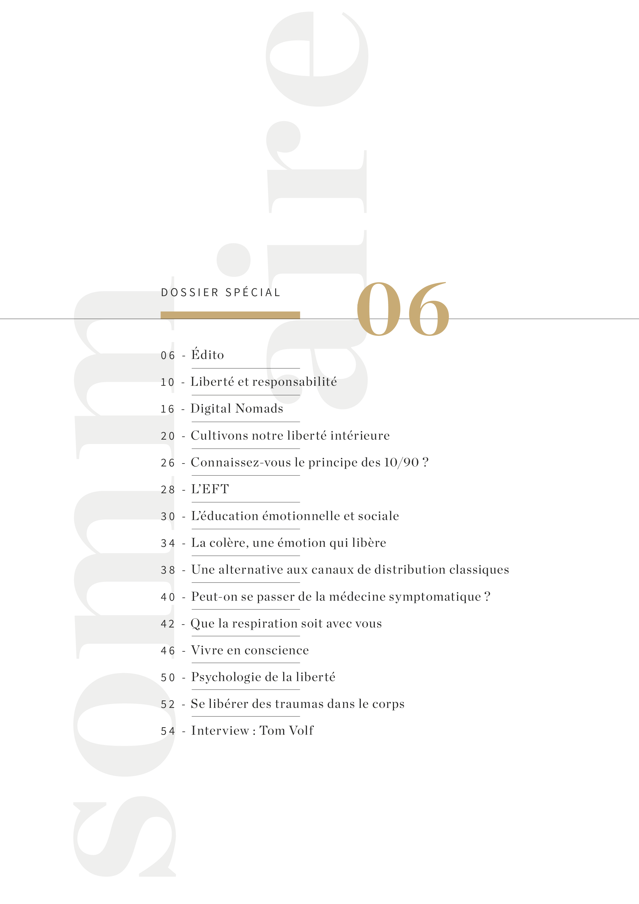 Sommaire de MAG 33